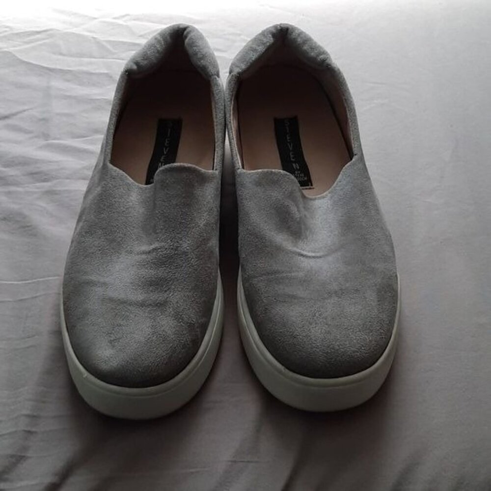 Steve by Steve Madden Grey Hilda Slip On Loafers Size 8